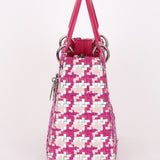 Christian Dior Medium Lady Multicolor Woven