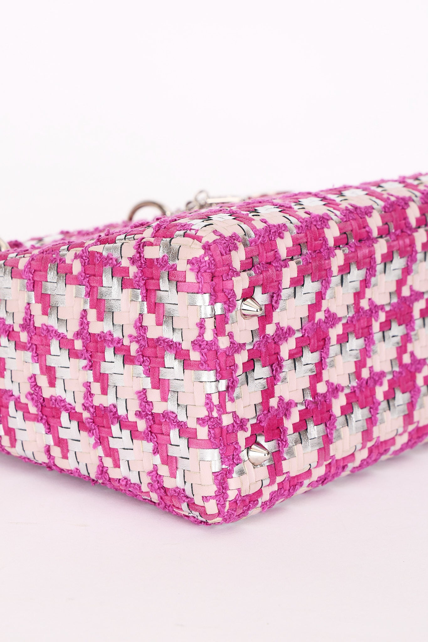 Christian Dior Medium Lady Multicolor Woven