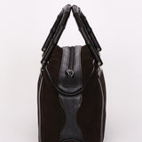 Gucci Bamboo Top Handle Bag Suede