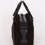 Gucci Bamboo Top Handle Bag Suede