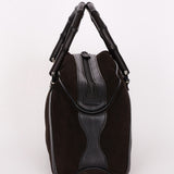 Gucci Bamboo Top Handle Bag Suede
