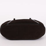 Gucci Bamboo Top Handle Bag Suede