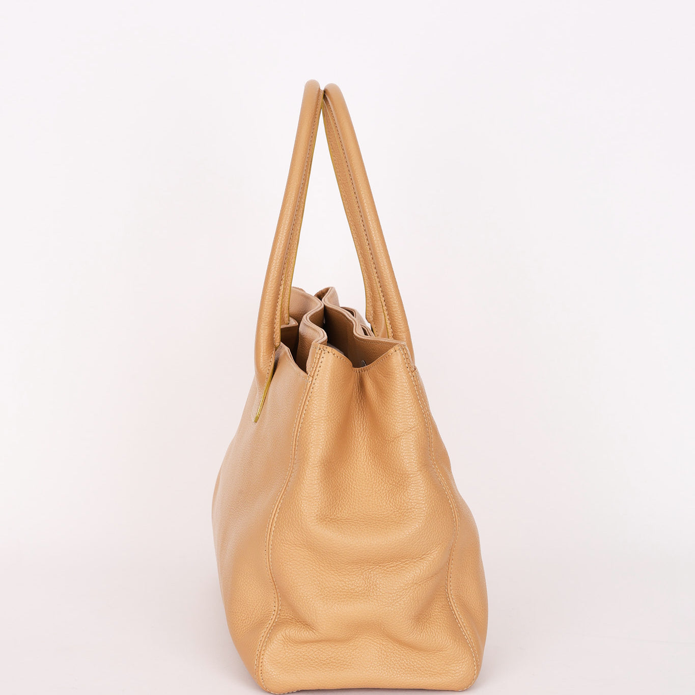 Chanel Cerf Executive Tote Beige RHW