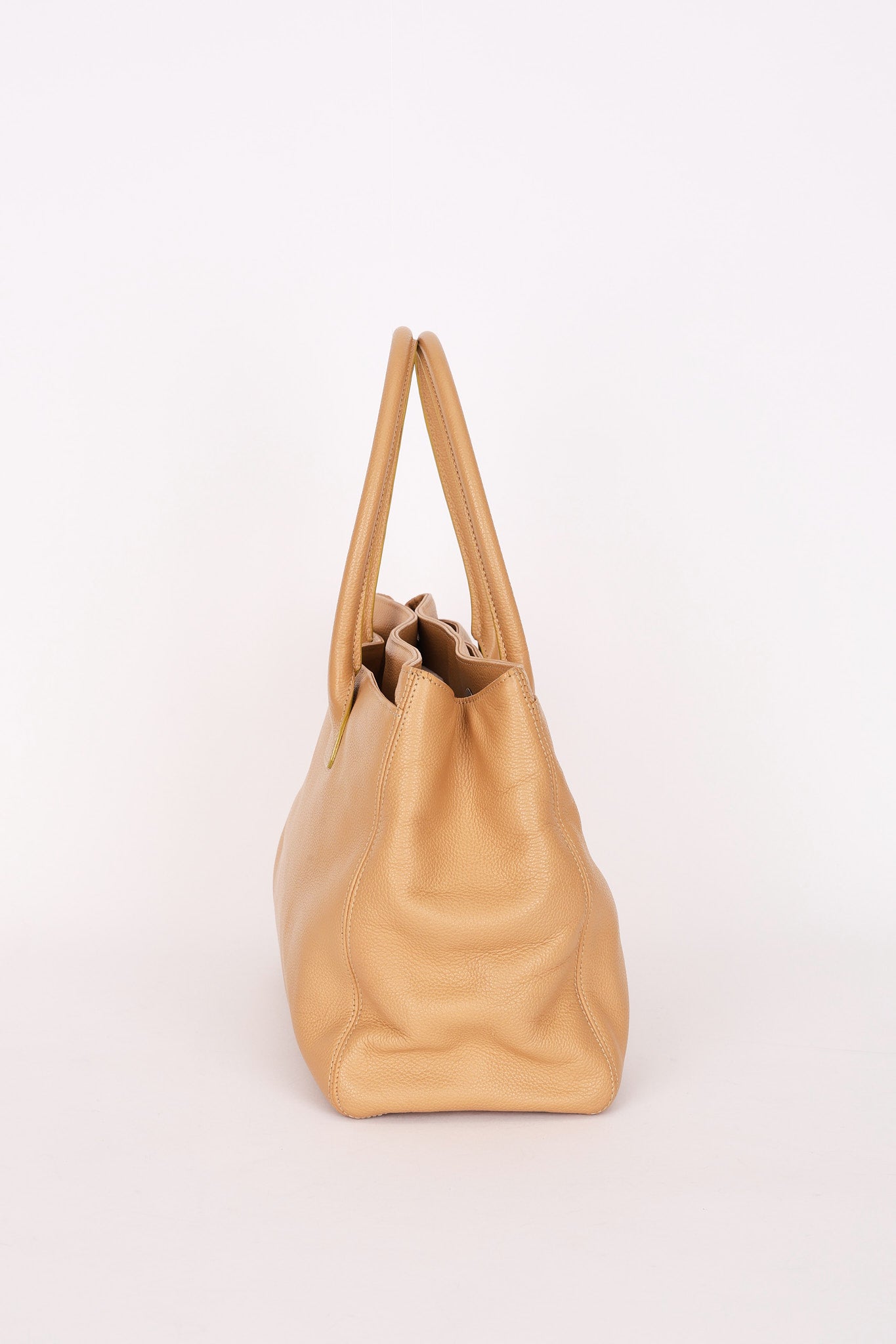 Chanel Cerf Executive Tote Beige RHW