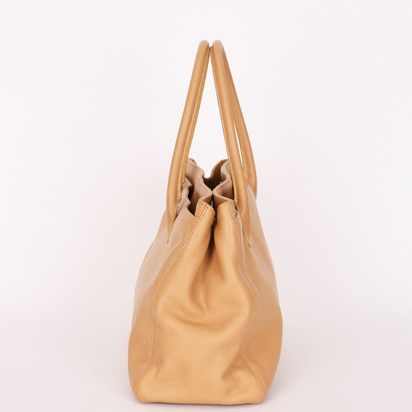 Chanel Cerf Executive Tote Beige RHW