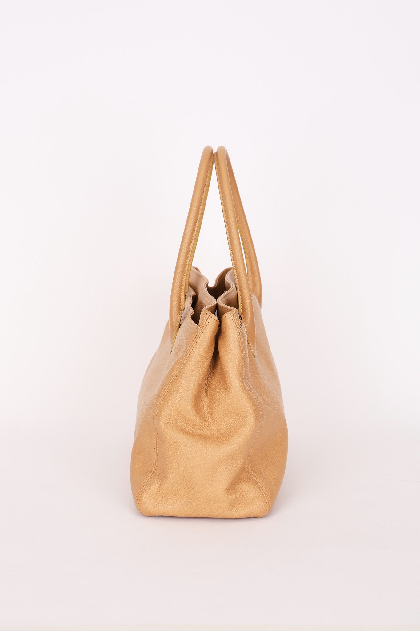 Chanel Cerf Executive Tote Beige RHW