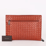 Bottega Veneta Intrecciato Portfolio Clutch