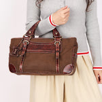 Celine Croc Embossed Boogie Bag