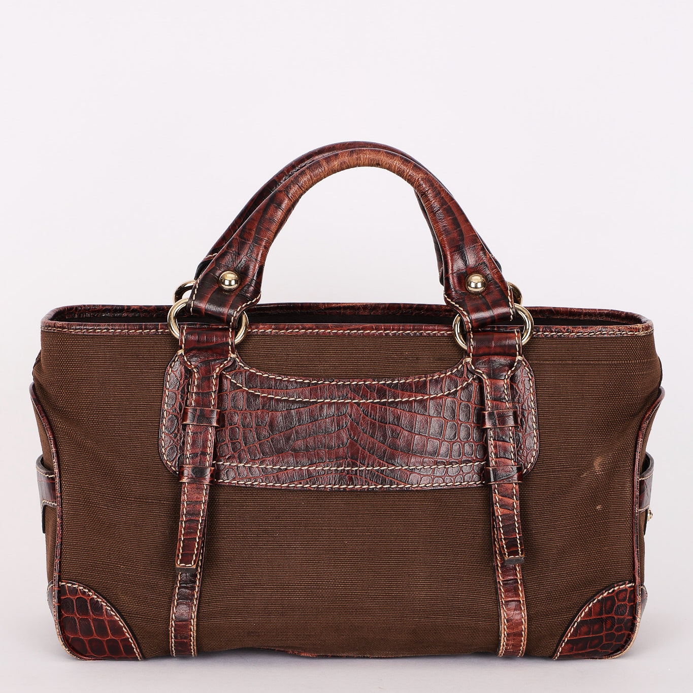 Celine Croc Embossed Boogie Bag