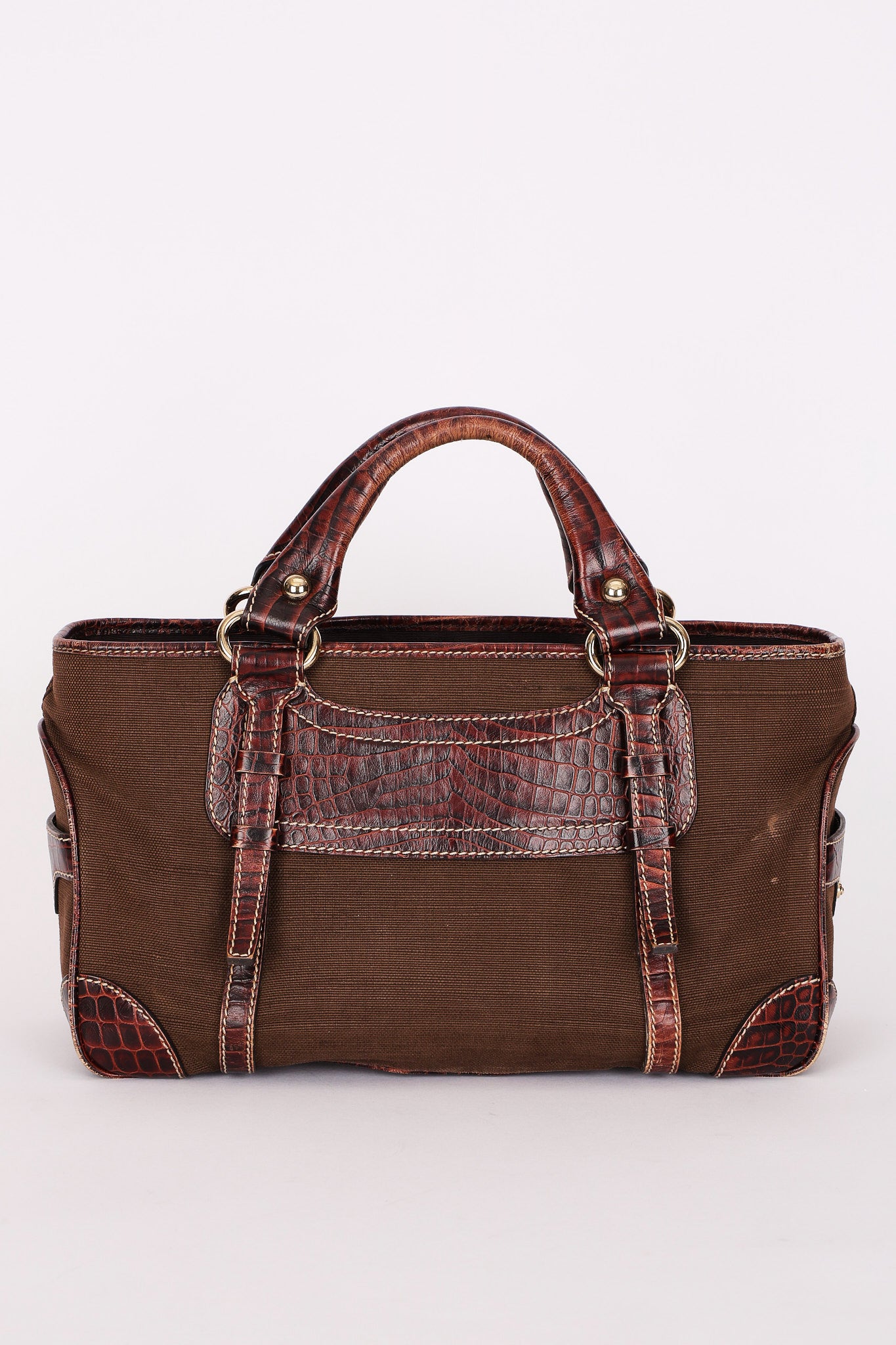 Celine Croc Embossed Boogie Bag