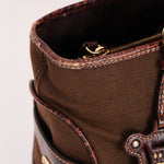 Celine Croc Embossed Boogie Bag