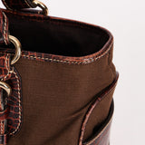 Celine Croc Embossed Boogie Bag