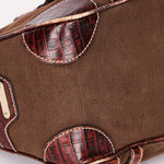 Celine Croc Embossed Boogie Bag