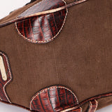 Celine Croc Embossed Boogie Bag