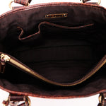 Celine Croc Embossed Boogie Bag