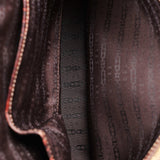 Celine Alligator-Trimmed Linen Boogie Bag