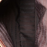 Celine Alligator-Trimmed Linen Boogie Bag