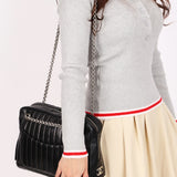 Chanel Mademoiselle Camera Bag Black Lambskin SHW