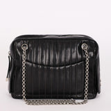 Chanel Mademoiselle Camera Bag Black Lambskin SHW