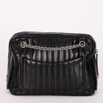 Chanel Mademoiselle Camera Bag Black Lambskin SHW