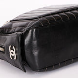Chanel Mademoiselle Camera Bag Black Lambskin SHW
