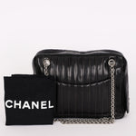 Chanel Mademoiselle Camera Bag Black Lambskin SHW