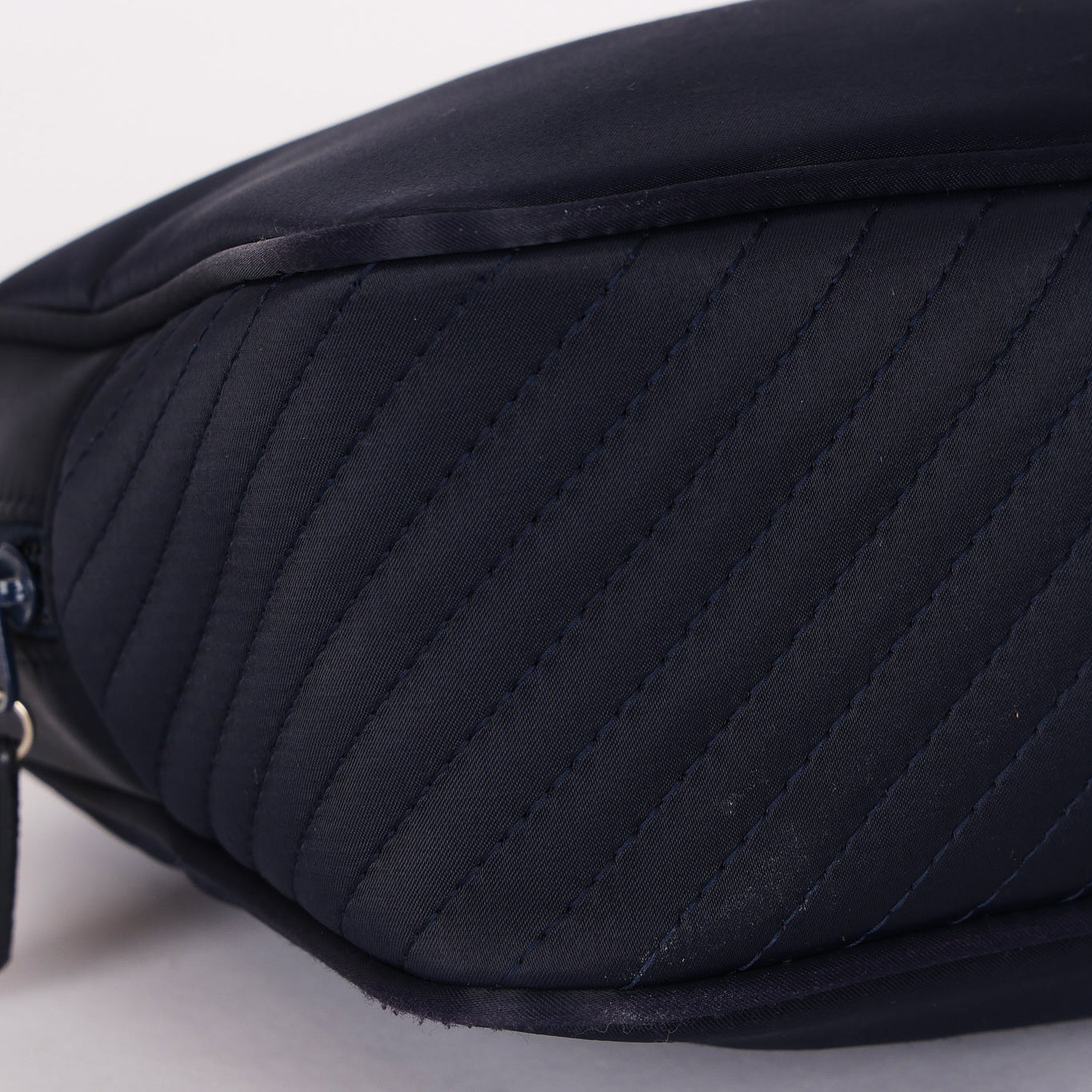 Saint Laurent Top Handle Bag Blue Nylon