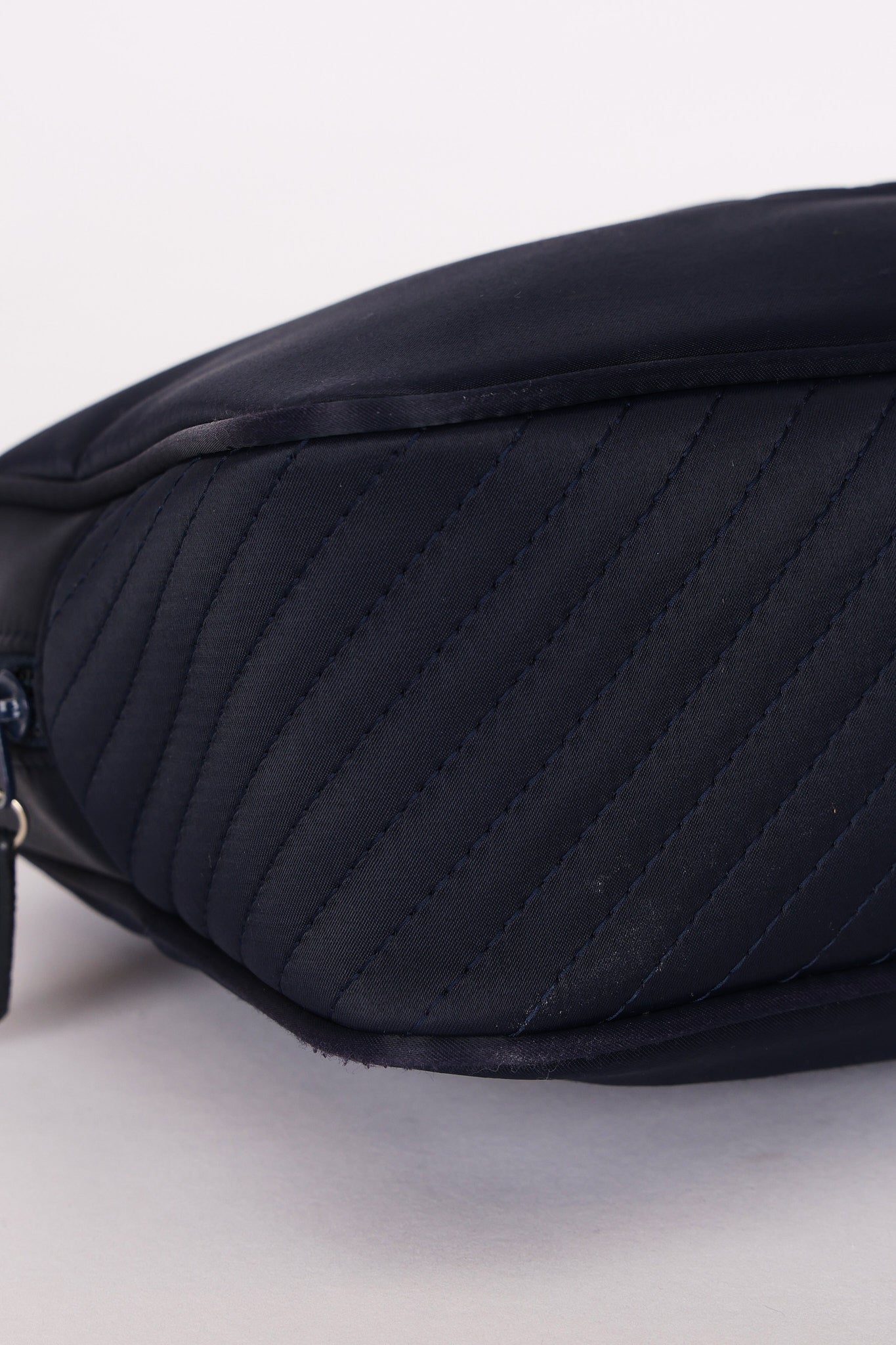 Saint Laurent Top Handle Bag Blue Nylon