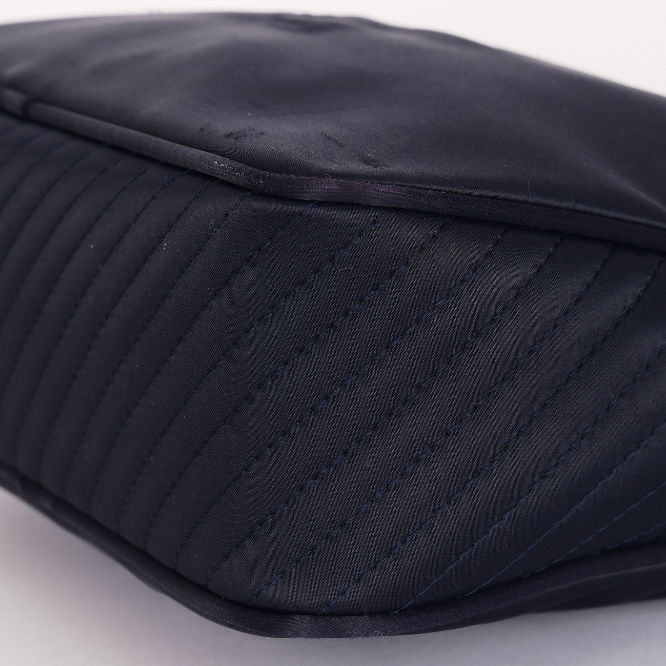 Saint Laurent Top Handle Bag Blue Nylon