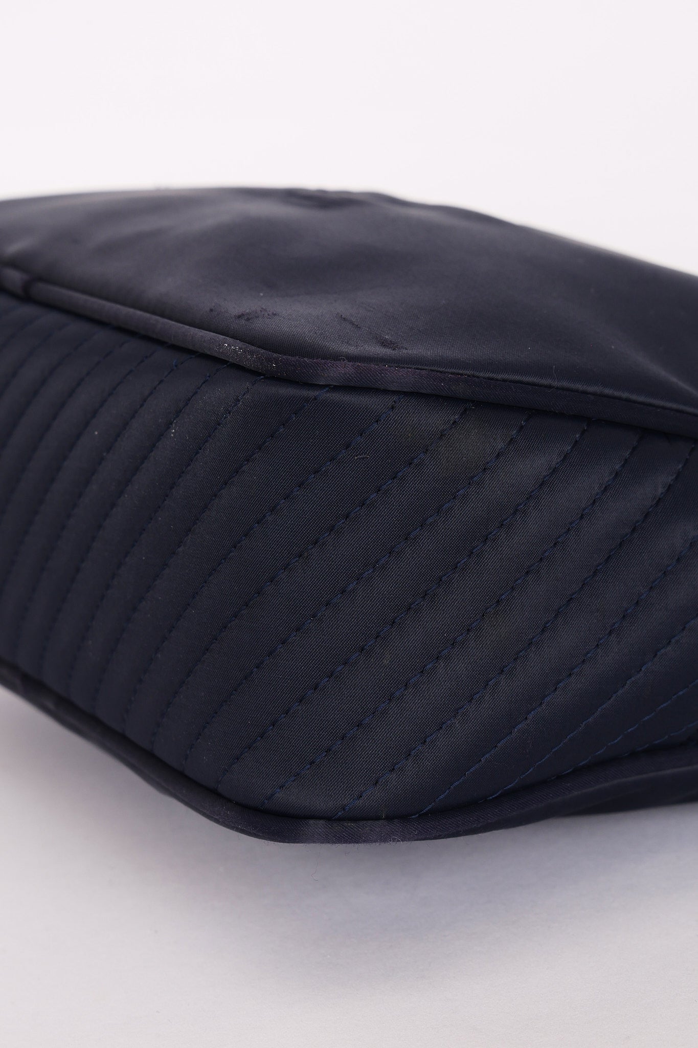 Saint Laurent Top Handle Bag Blue Nylon