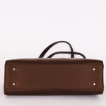 Yves Saint Laurent Tote with Tortoise Shell Chain Brown Nylon