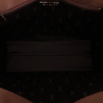 Yves Saint Laurent Tote with Tortoise Shell Chain Brown Nylon
