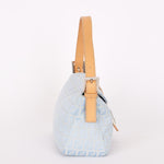 Fendi Zucchino Mamma Baguette Light Blue