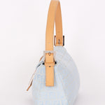 Fendi Zucchino Mamma Baguette Light Blue
