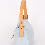 Fendi Zucchino Mamma Baguette Light Blue