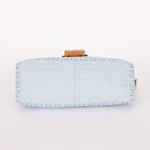 Fendi Zucchino Mamma Baguette Light Blue