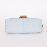 Fendi Zucchino Mamma Baguette Light Blue