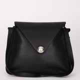 Hermès Christine Shoulder Bag Noir Fjord 1998 PHW