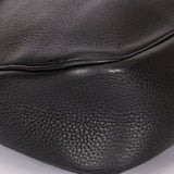 Hermès Christine Shoulder Bag Noir Fjord 1998 PHW