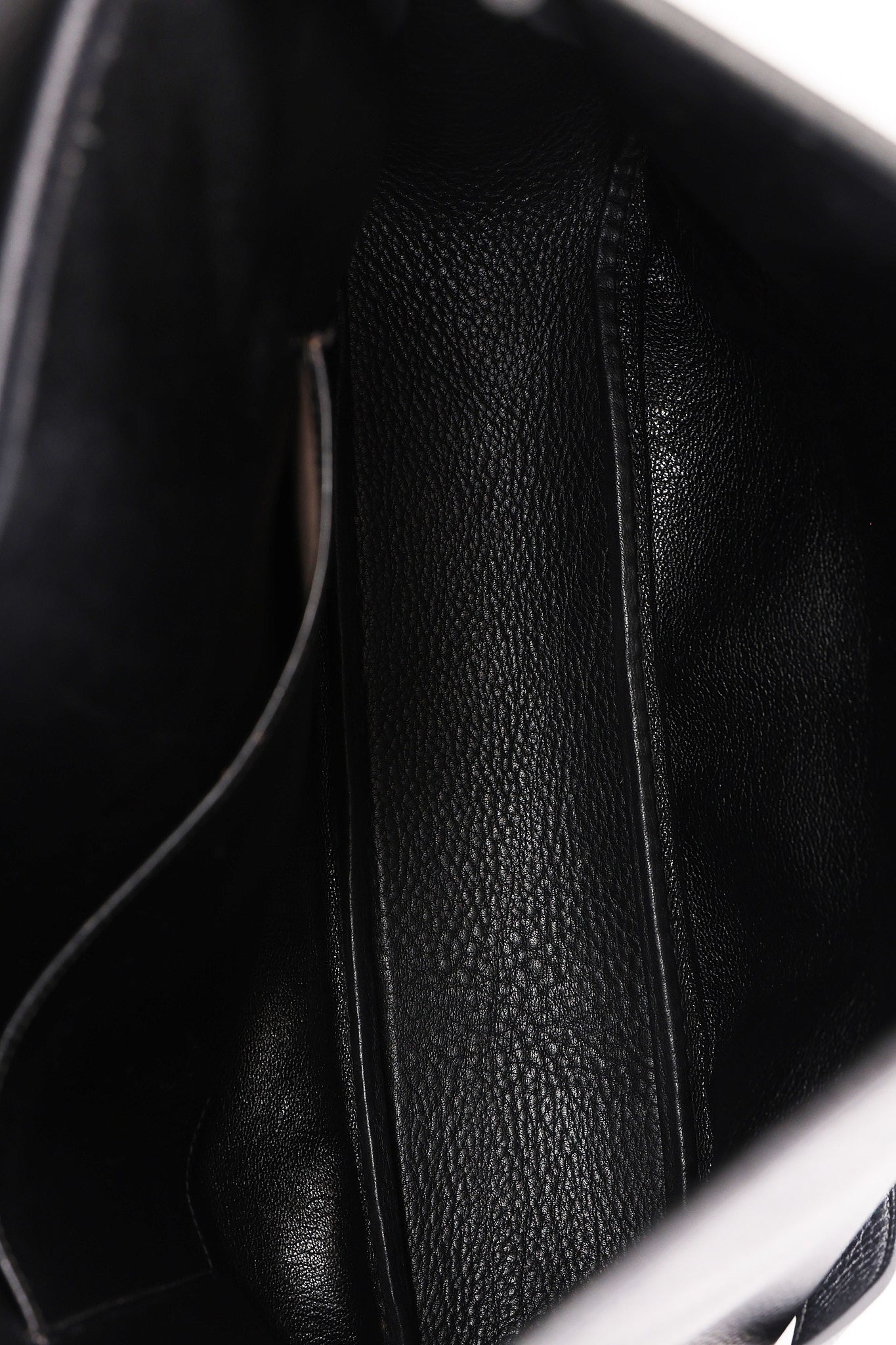 Hermès Christine Shoulder Bag Noir Fjord 1998 PHW