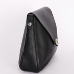 Hermès Christine Shoulder Bag Noir Fjord 1998 PHW