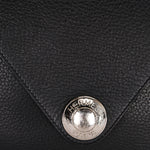Hermès Christine Shoulder Bag Noir Fjord 1998 PHW
