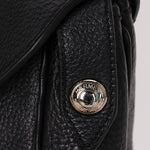 Hermès Christine Shoulder Bag Noir Fjord 1998 PHW