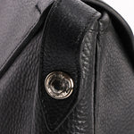 Hermès Christine Shoulder Bag Noir Fjord 1998 PHW