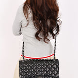 Chanel Jumbo Classic Double Flap Black Lambskin SHW