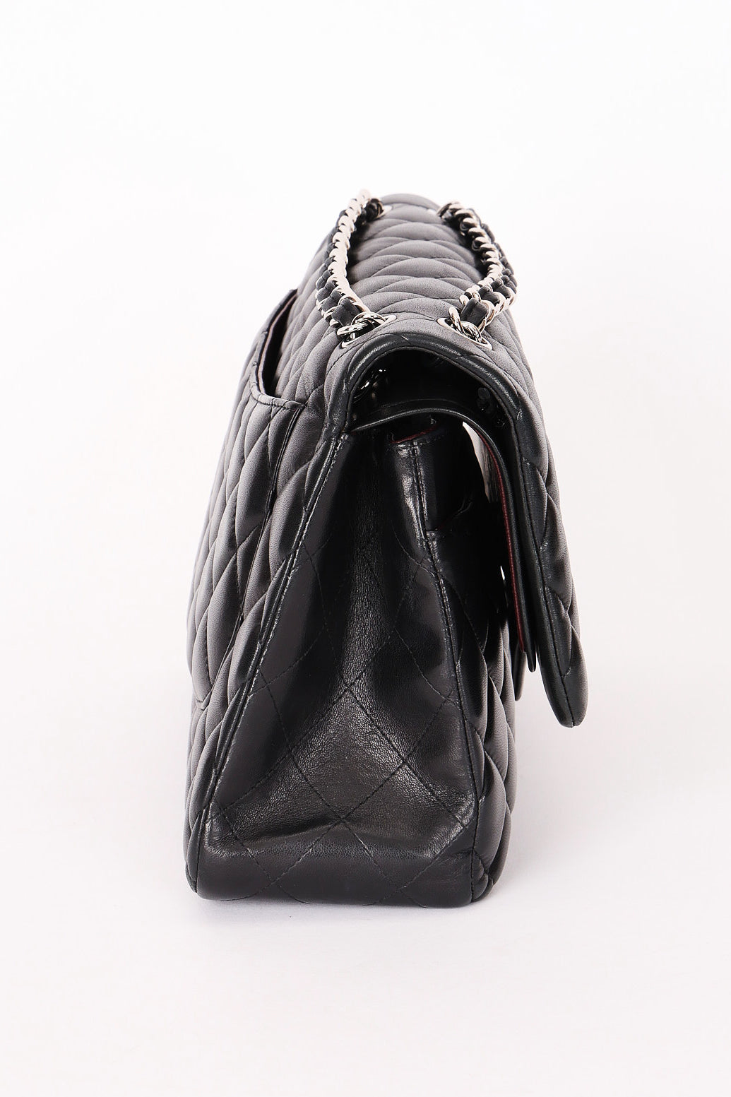 Chanel Jumbo Classic Double Flap Black Lambskin SHW
