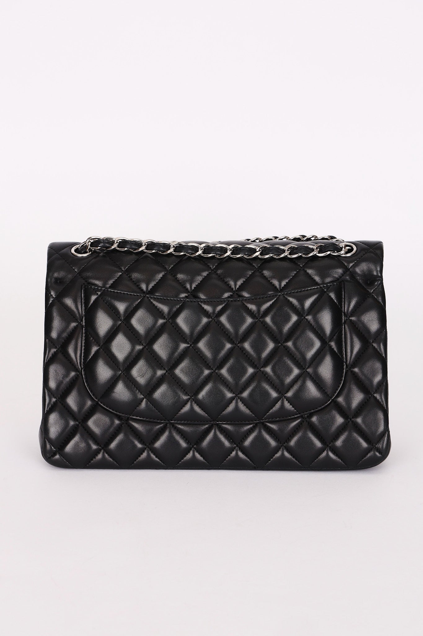 Chanel Jumbo Classic Double Flap Black Lambskin SHW