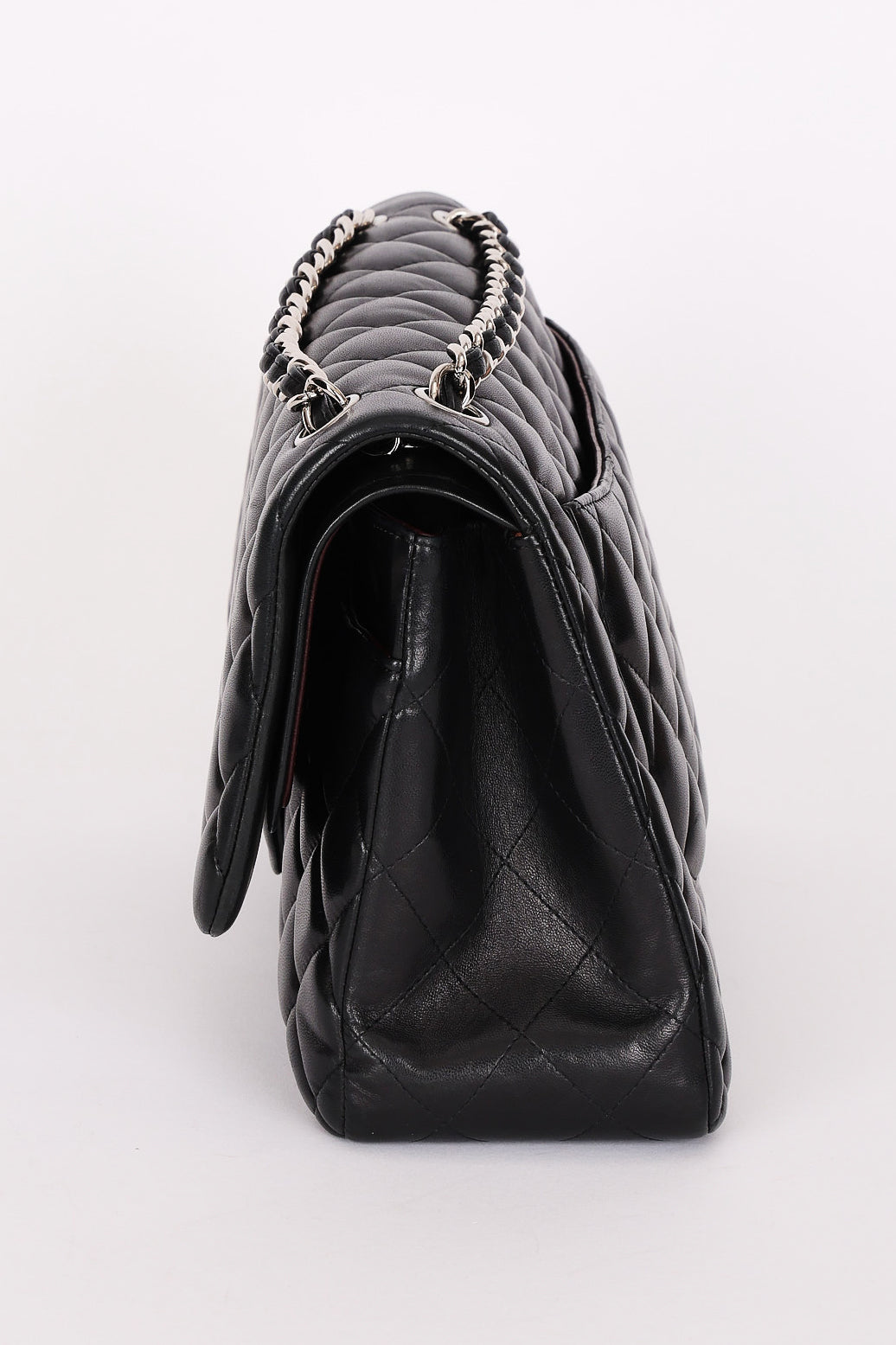 Chanel Jumbo Classic Double Flap Black Lambskin SHW