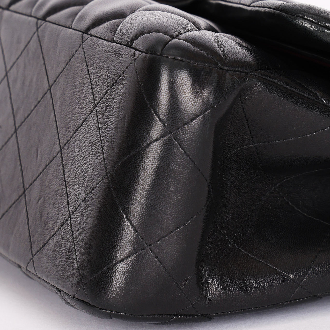 Chanel Jumbo Classic Double Flap Black Lambskin SHW