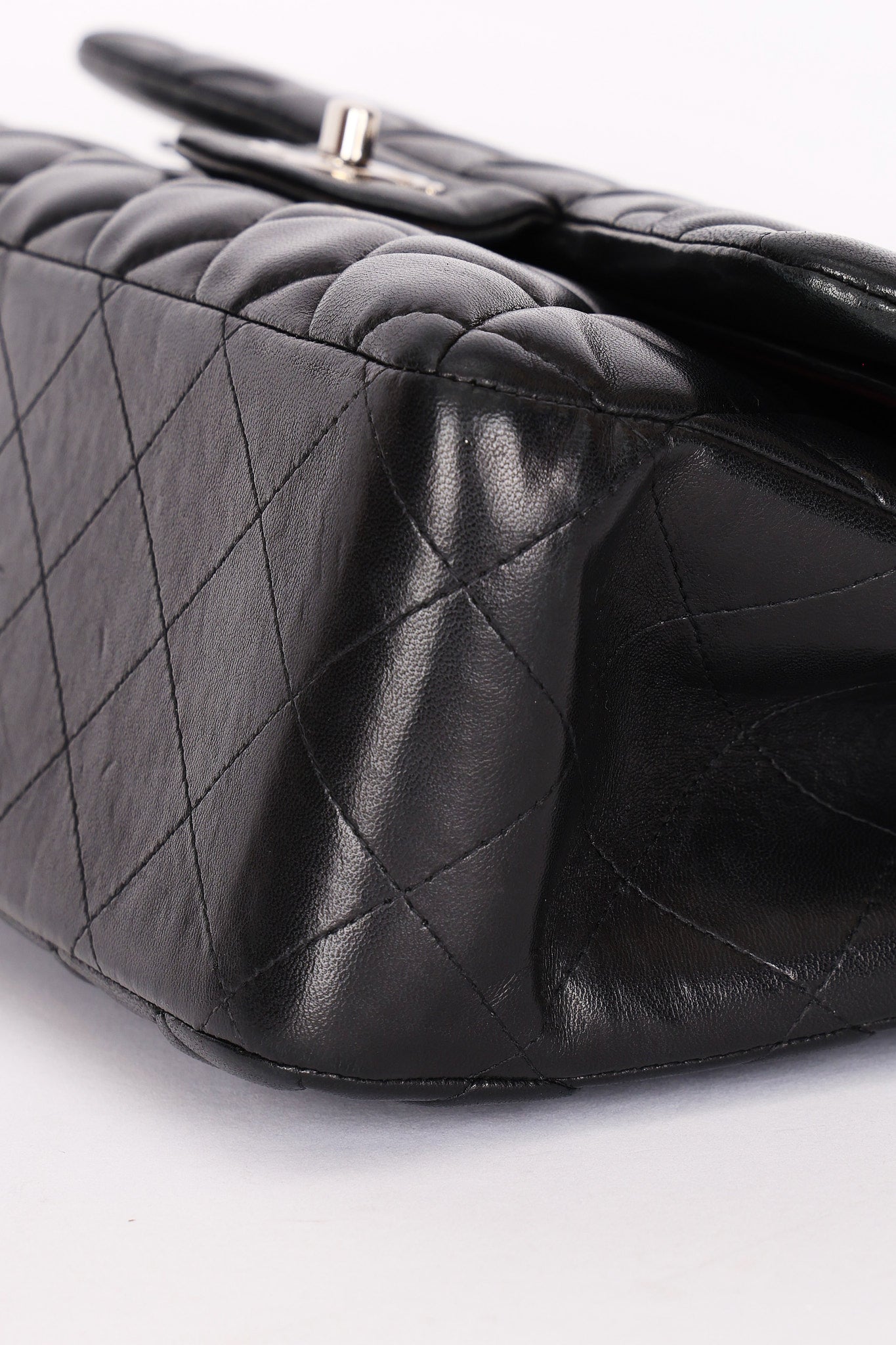 Chanel Jumbo Classic Double Flap Black Lambskin SHW
